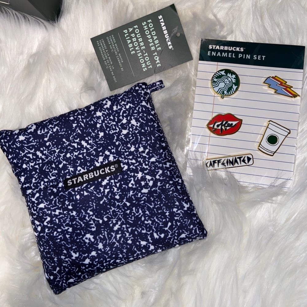 Starbucks 2020 School Composition Bag and Pin Set